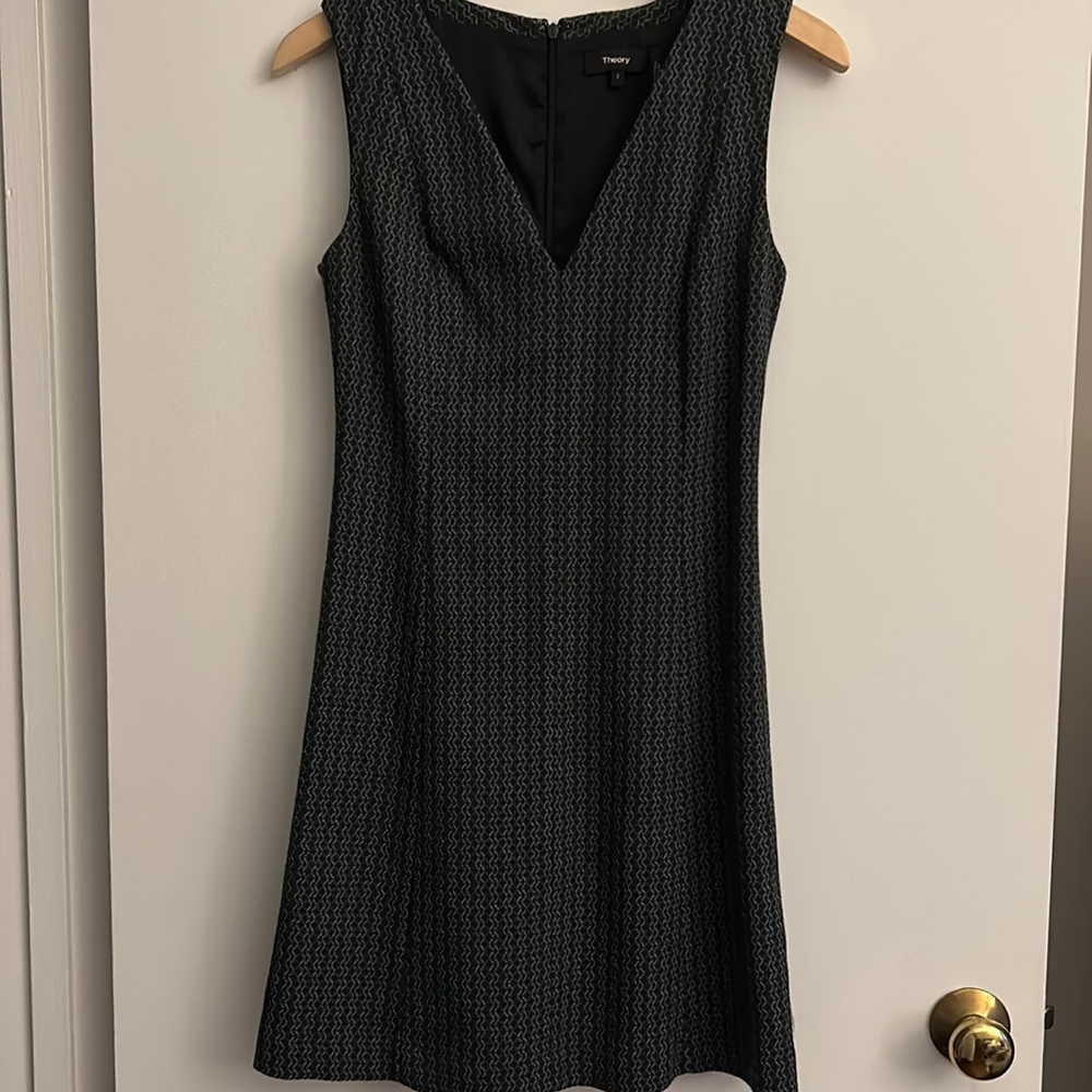 Work (with blazer) or casual ( with cardigans) theory dress